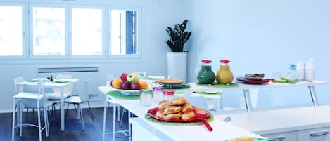 Petit déjeuner buffet compris tous les jours