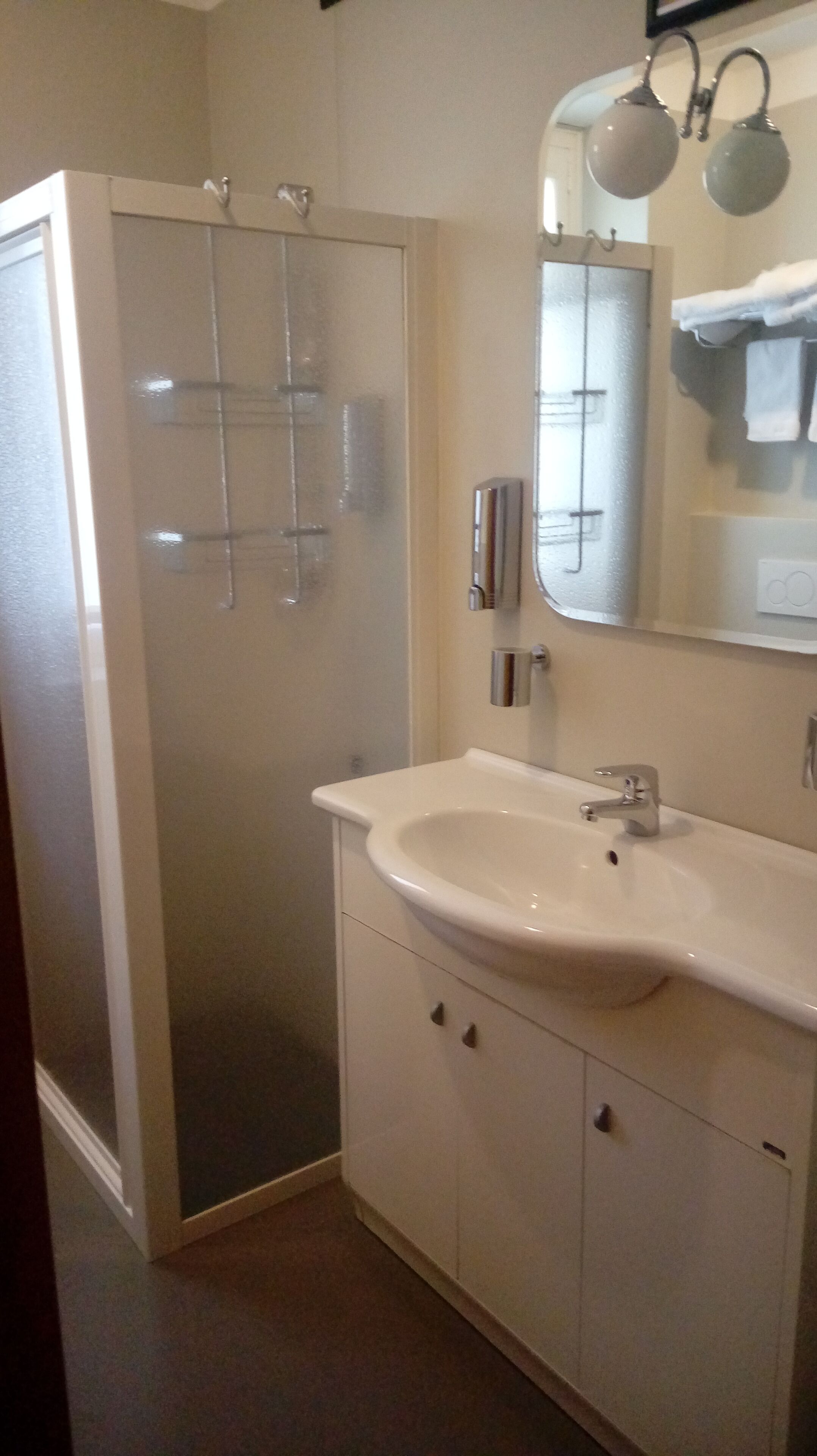 standard double or twin room (3 pax) | bathroom | shower, rainfall showerhead, hair dryer, bidet