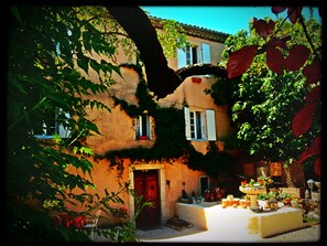 Façade de l’hébergement