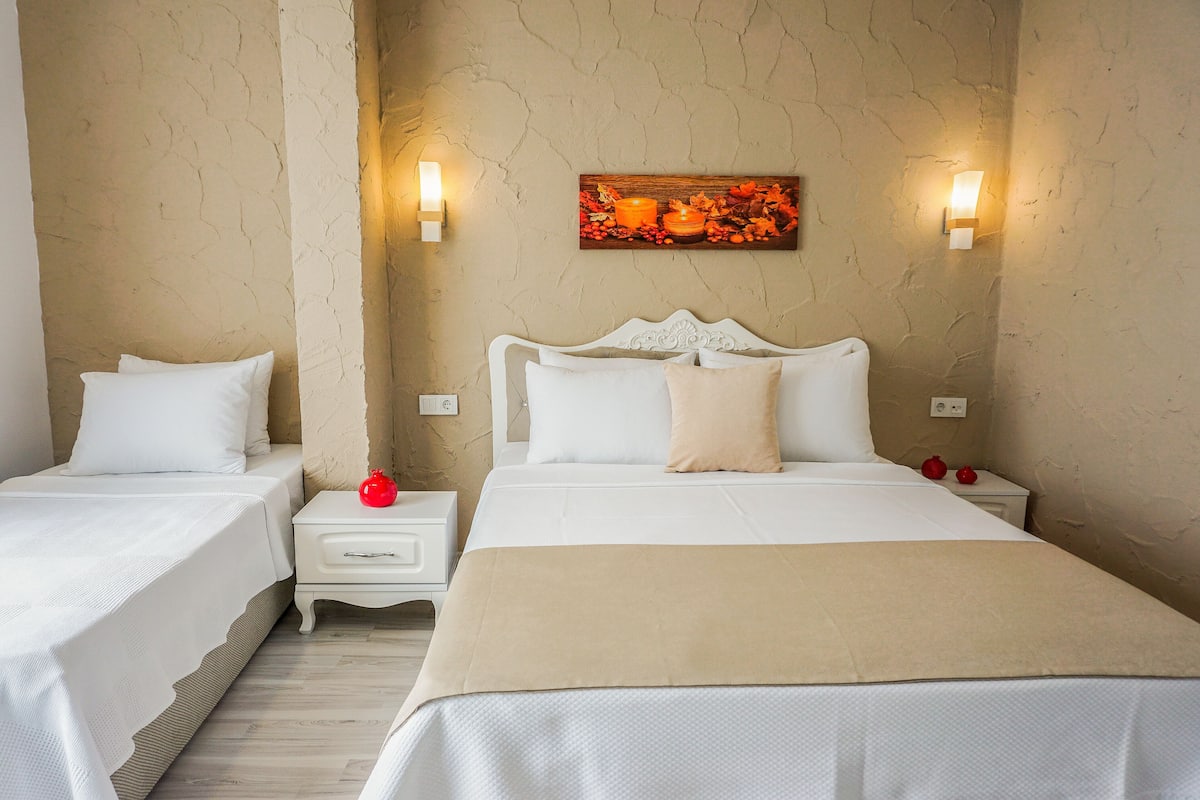 family triple room | 1 bedroom, premium bedding, minibar, desk