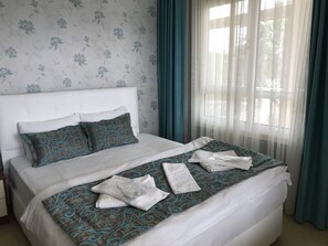 Escritorio, camas plegables/adicionales, wifi gratis y ropa de cama 