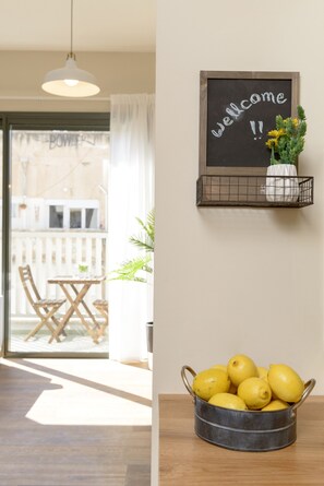 Apartment, 1 Bedroom, Balcony, City View (Sheinkin 30) | Living area | Smart TV, Netflix