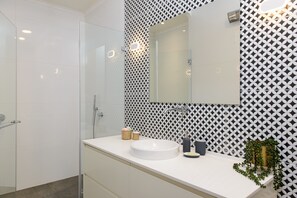 Apartment, 2 Bedrooms, Patio, City View (Sheinkin 30) | Bathroom sink - CTLV - Sheinkin 30 (Tel Aviv)