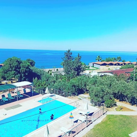 Appartamento, 1 camera da letto, vista mare | Vista dalla camera. Sercan Apart Hotel