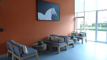 Lobby sitting area