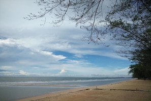 On the beach