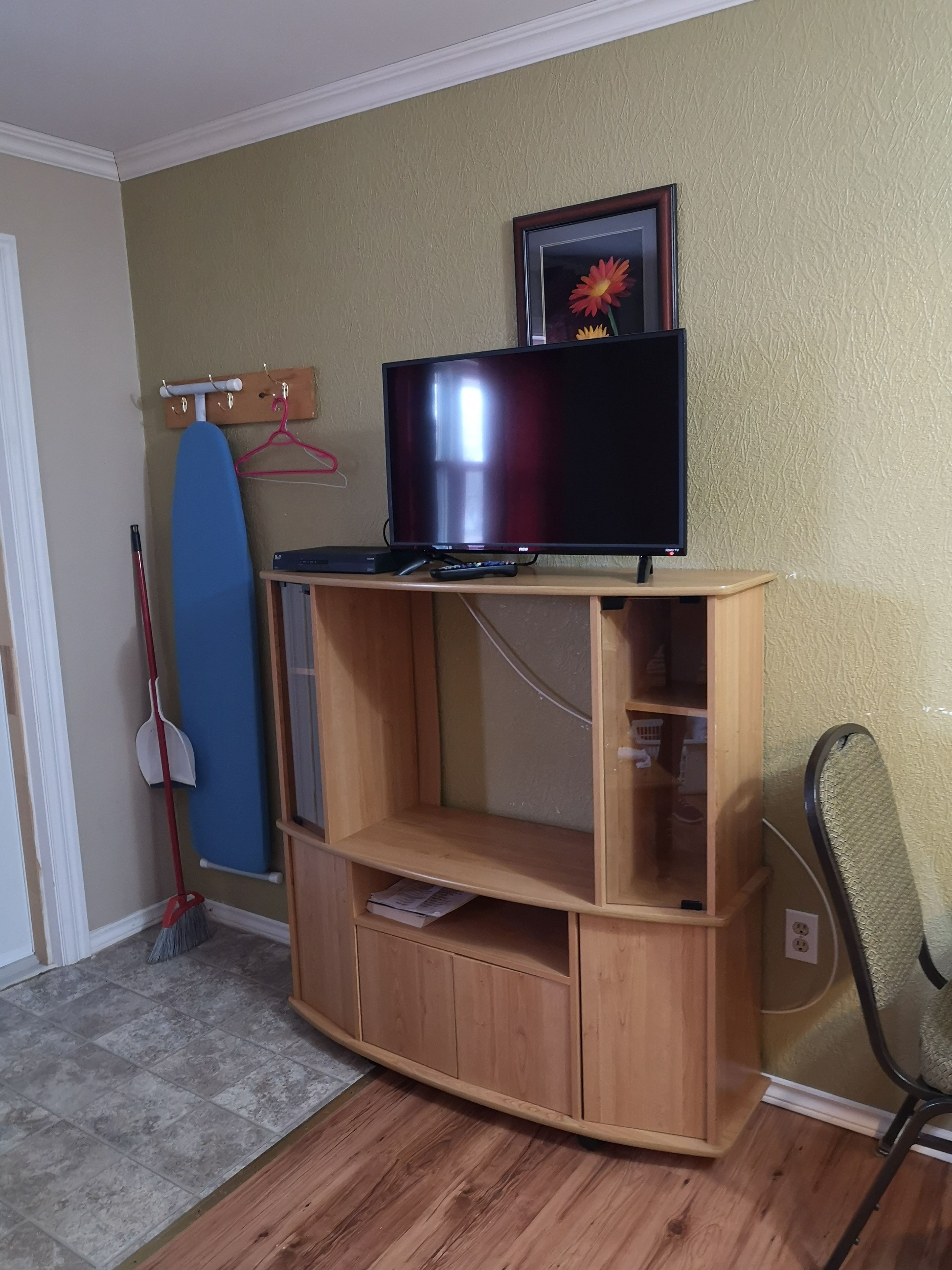 studio suite, 1 queen bed, kitchenette | television