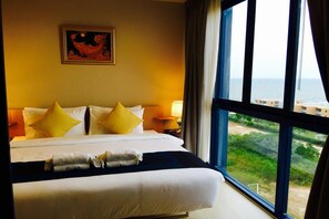One Bedroom with Sea View | 1 bedroom, desk, blackout curtains, free WiFi - Baan Thew Talay Blue Sapphire (Cha-am)