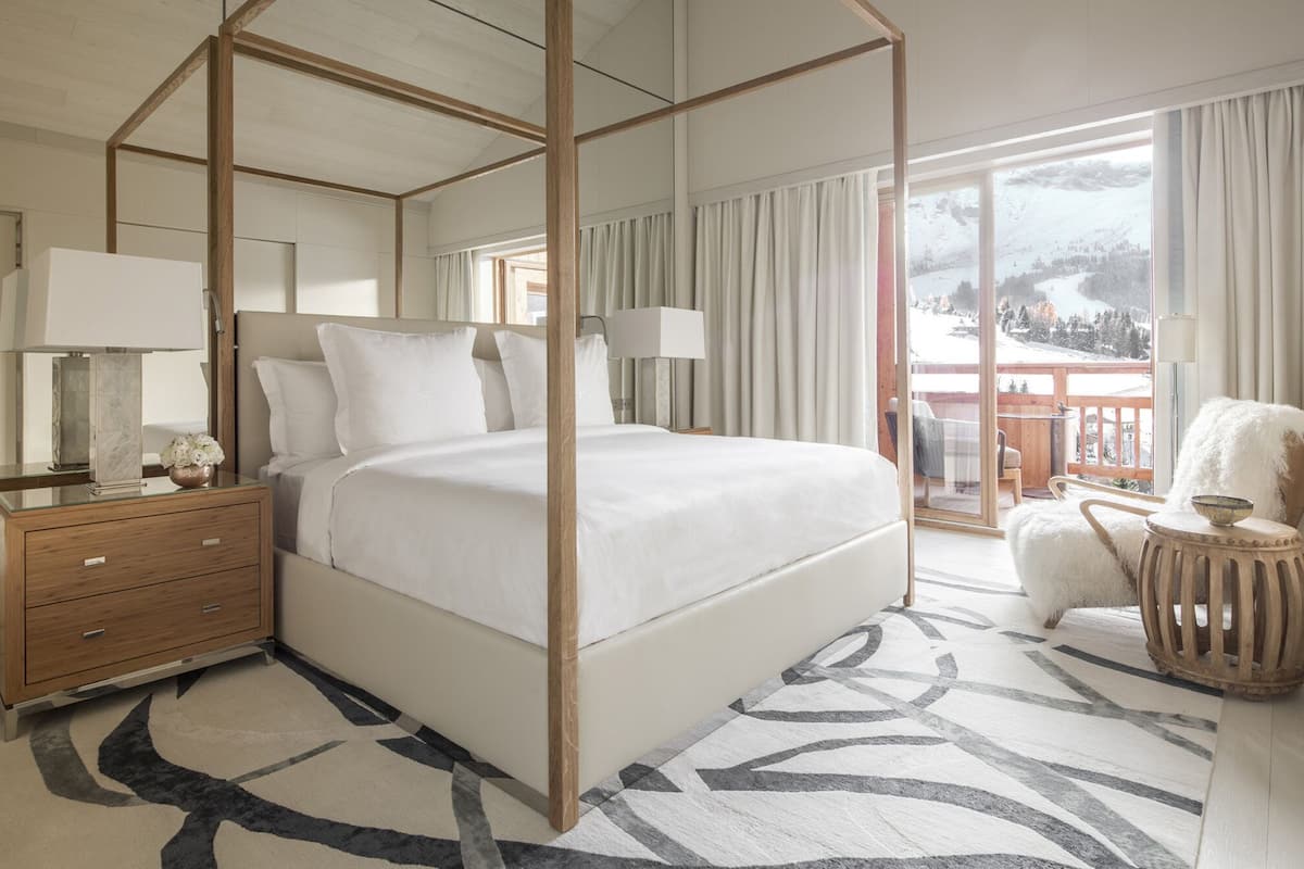 Suite (Mont D'Arbois) | 1 slaapkamer, lakens van Egyptisch katoen, luxe beddengoed