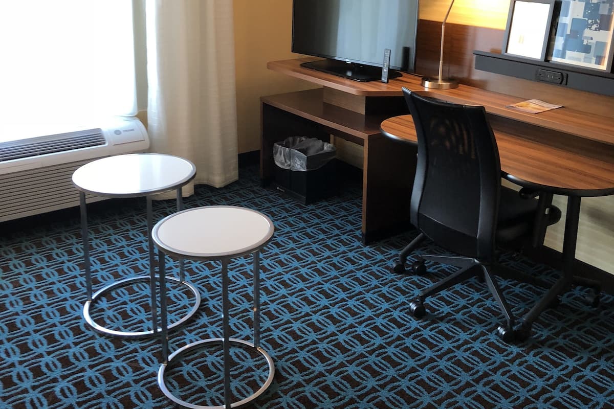 Premium bedding, pillowtop beds, in-room safe, desk