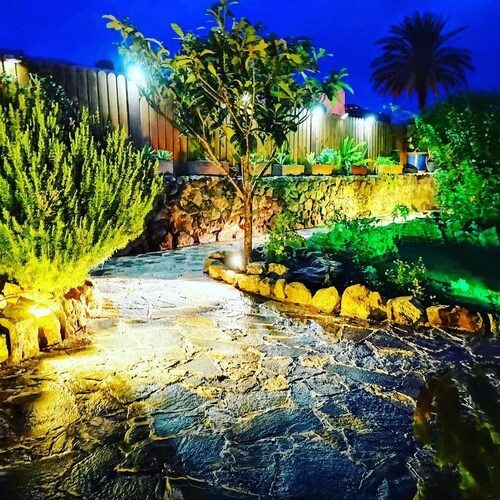 Symbolisia Garaday talo Timanfaya luonnonpuisto tulivuoria, ranta