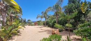 Beach nearby, beach towels - Santa Eulalia Del Rio: chalet - IbizaHouse with character with pool and bbq place and magic seaview (santa eulalia del rio)