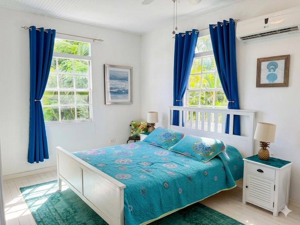 2 bedrooms, desk, iron/ironing board, travel crib