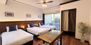 Triple Room, Non Smoking | Individually decorated, free WiFi, bed sheets - Pension Sunset Beach (Nakijin)