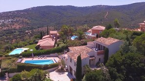 Exterior - Luxury villa, heated pool, panoramic sea view, air conditionin (Roquebrune-Sur-Argens)