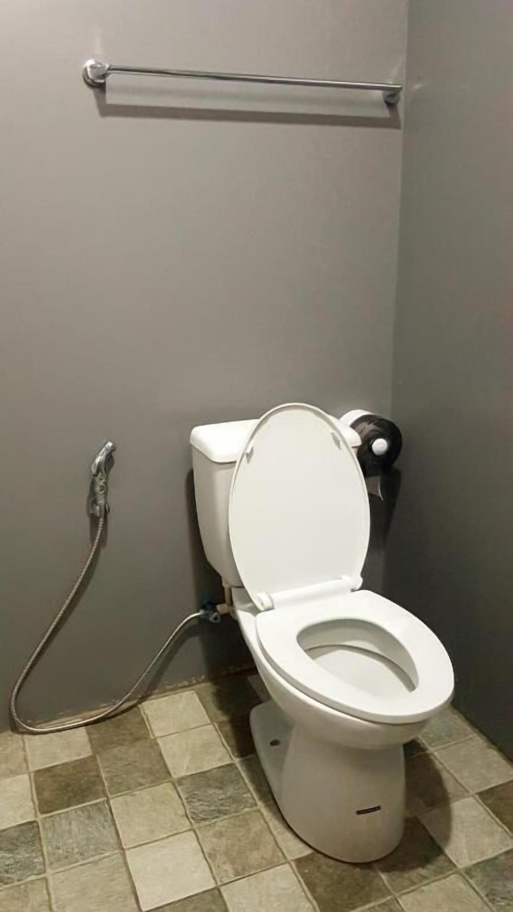 shower, free toiletries, towels