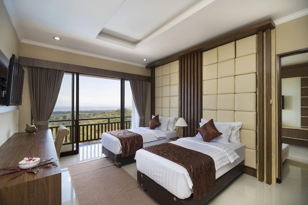 suite, 2 single beds, ocean view | view from room