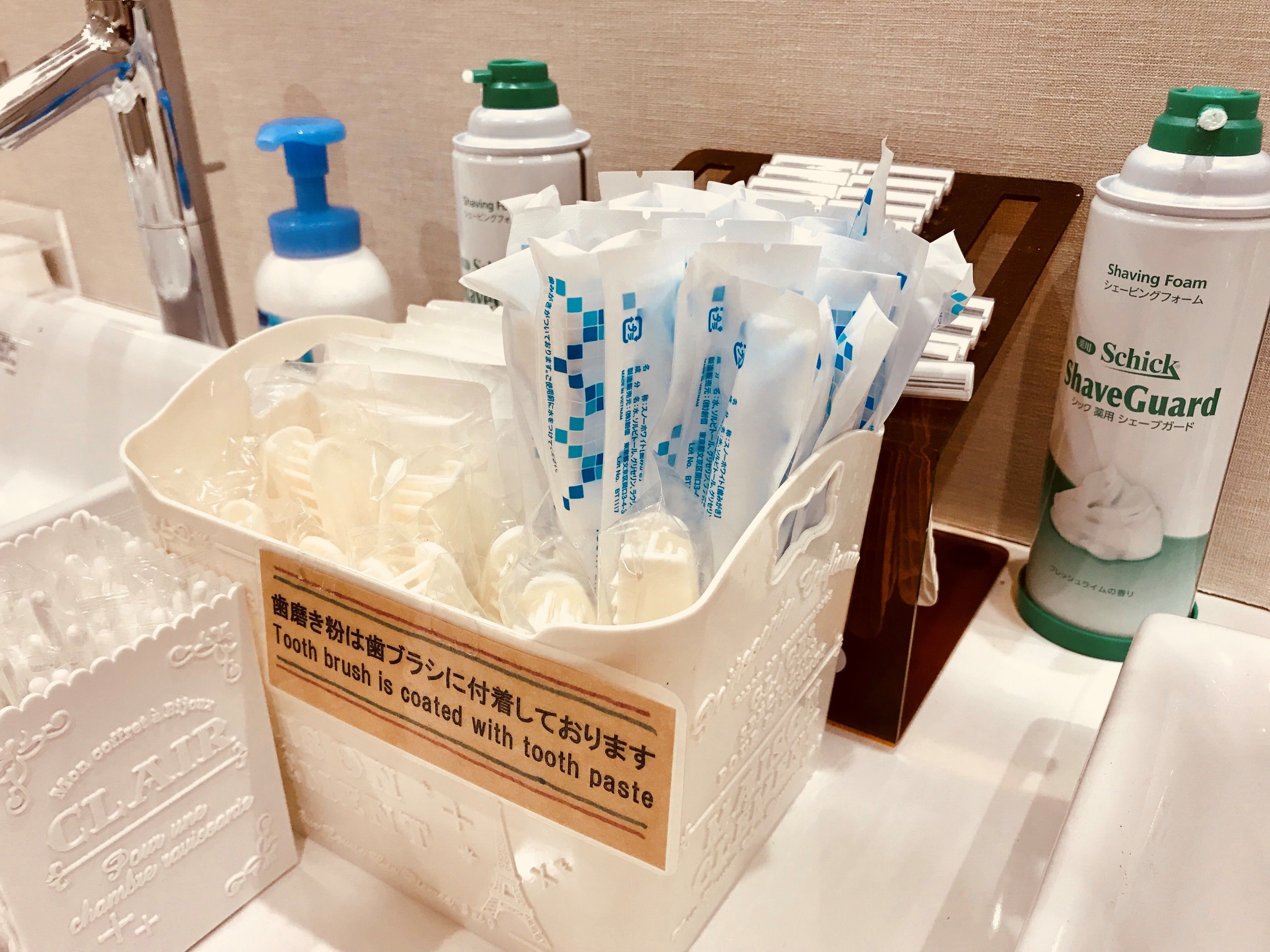 Comodidades do banheiro