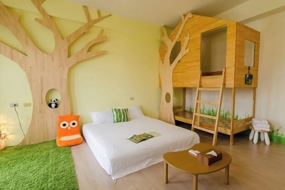 1 Schlafzimmer, Verdunkelungsvorhänge, kostenloses WLAN, Bettwäsche