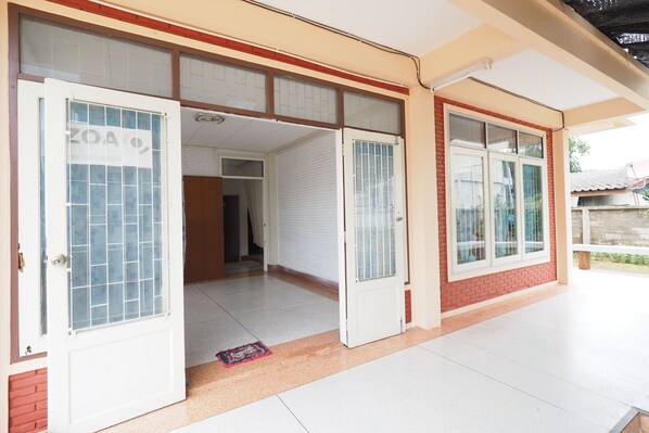 Entrada de la propiedad