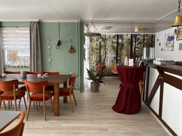 Daily buffet breakfast (EUR 6 per person)