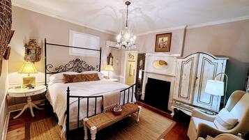 Premium bedding, individually decorated, individually furnished