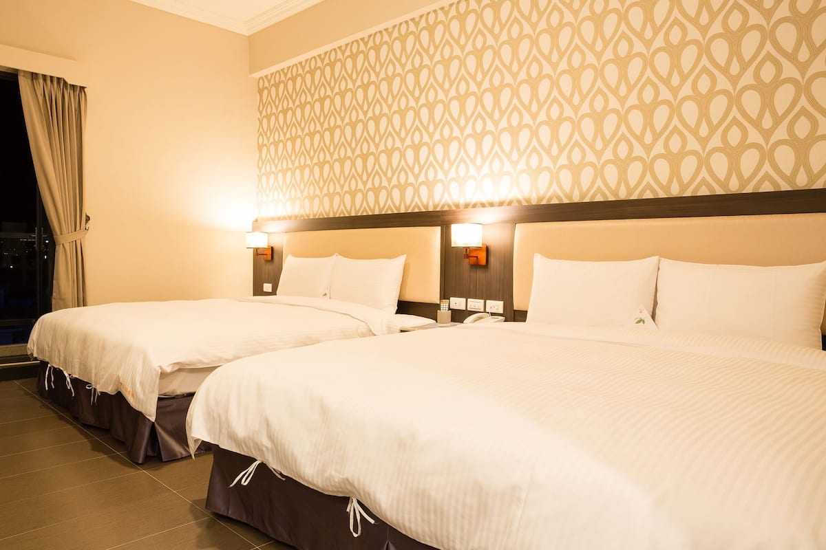 family quadruple room (for half board plan, dinner is served 20:00 - 22:00,last admission is 21:30) | in-room safe, desk, blackout curtains, iron/ironing board