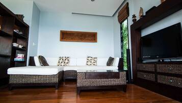 2-Bedroom Villa | Living area | Flat-screen TV