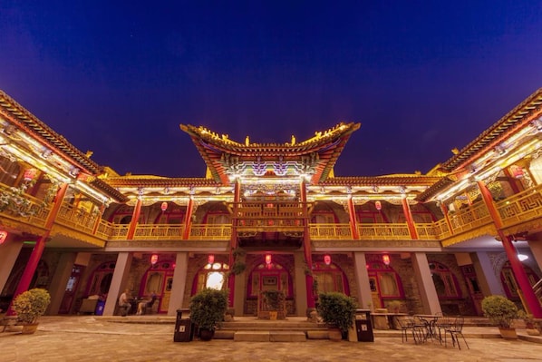 Front of property – evening/night