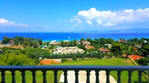 Blick vom Balkon