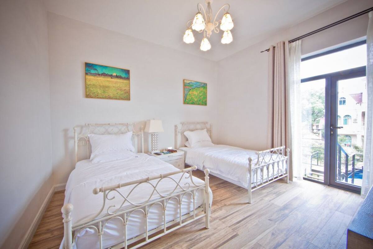 Individually decorated, individually furnished, blackout curtains