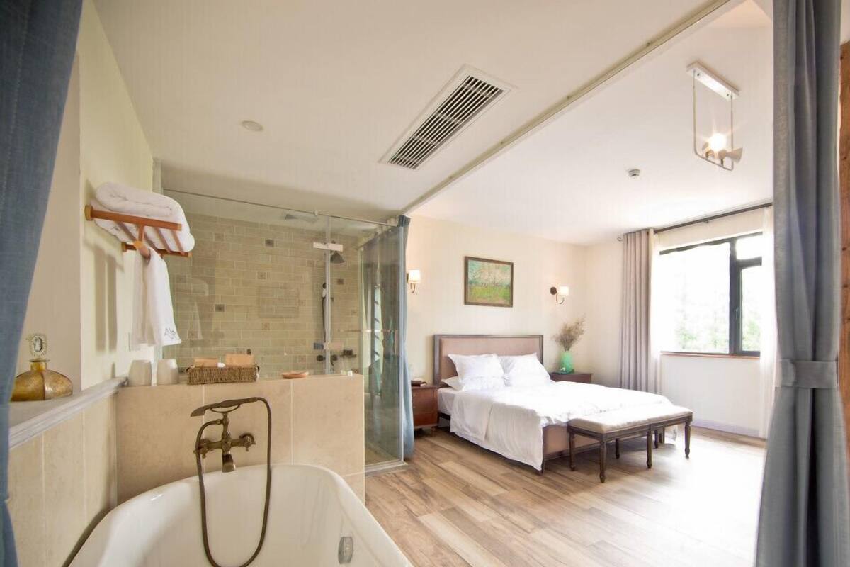 Individually decorated, individually furnished, blackout curtains