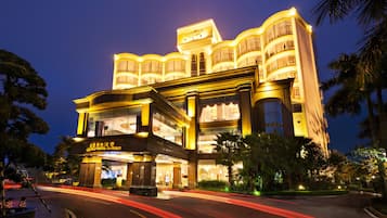 Front of property – evening/night