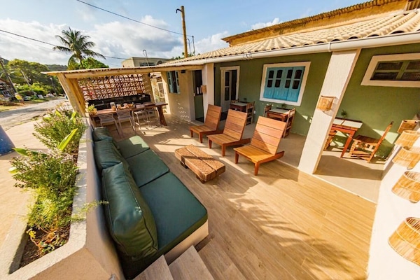 Fassade der Unterkunft