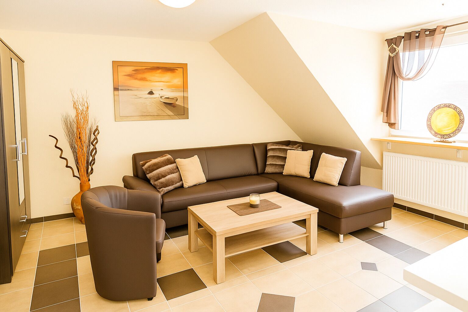 apartment, private bathroom (60 m2) | lounge