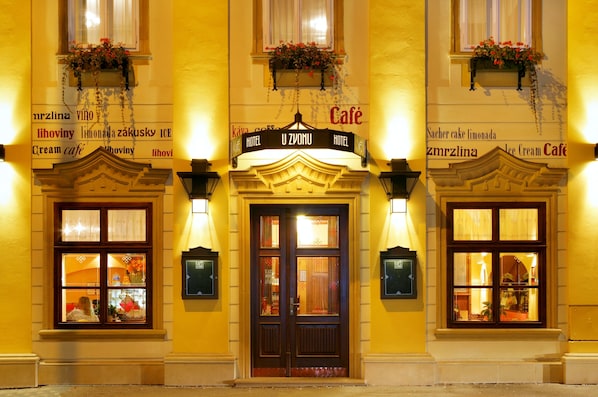Front of property - evening/night