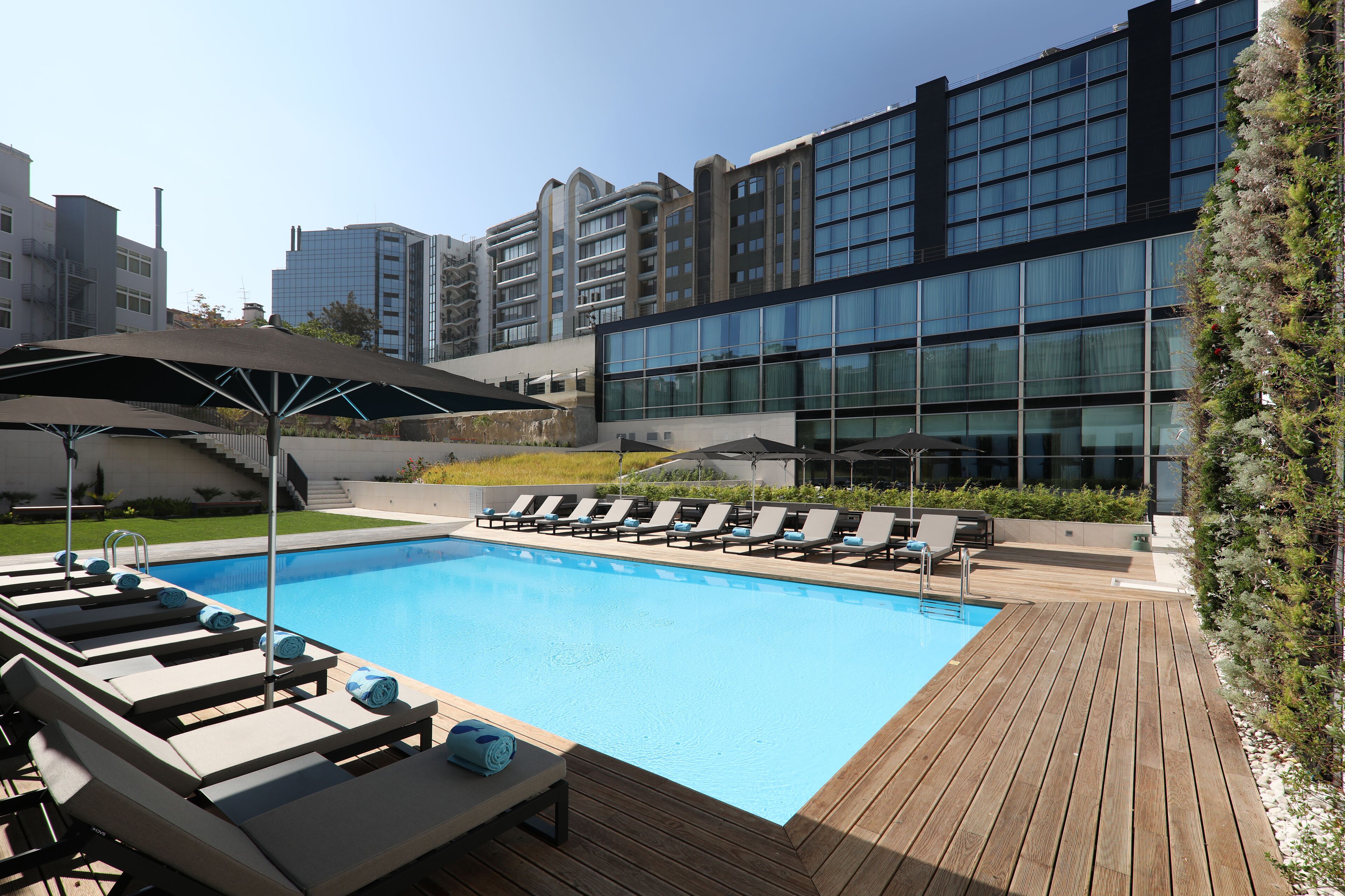 Indoor pool, seasonal outdoor pool, sun loungers