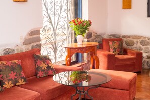 Sittområde i lobbyn