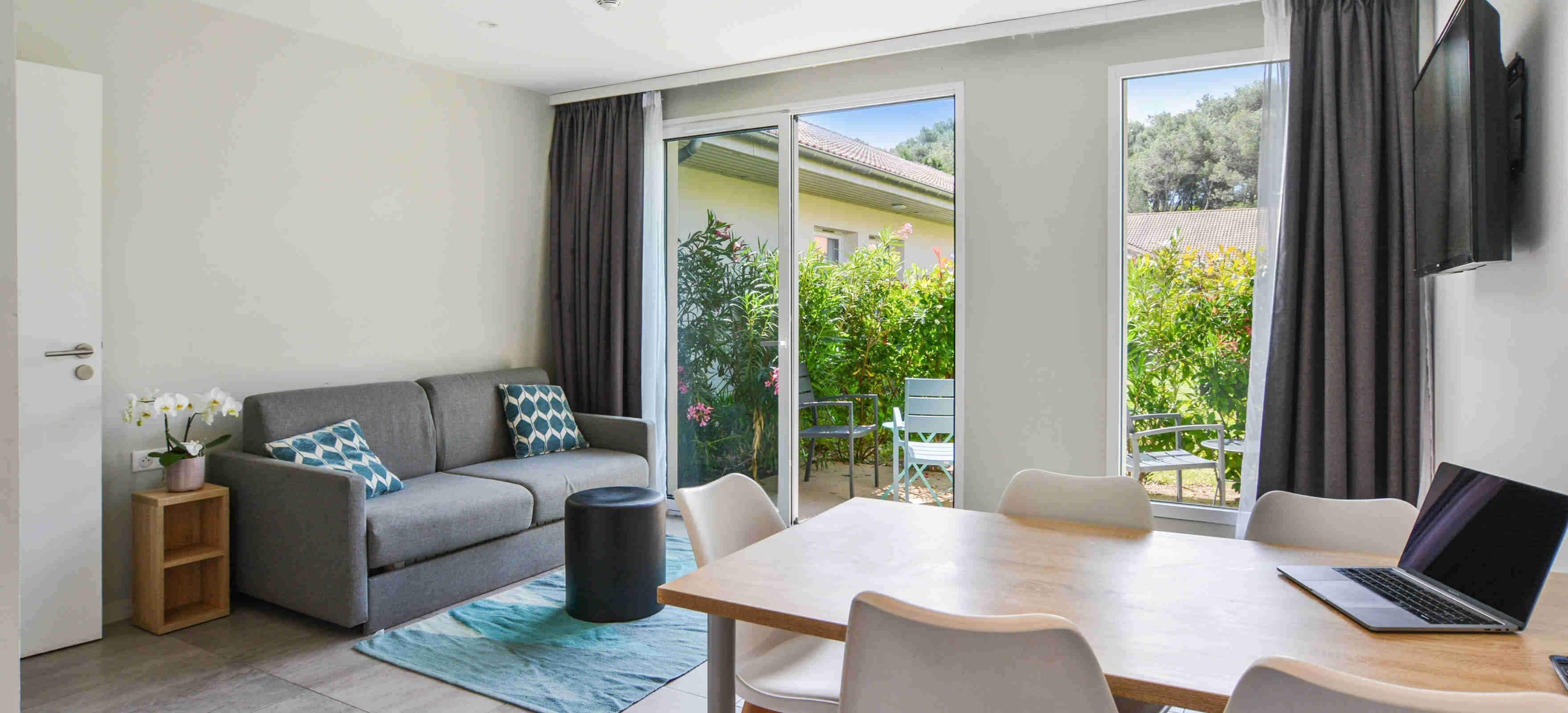 executive apartment, 1 bedroom (one double bed, one sofa bed) | in-room safe, laptop workspace, blackout curtains, soundproofing