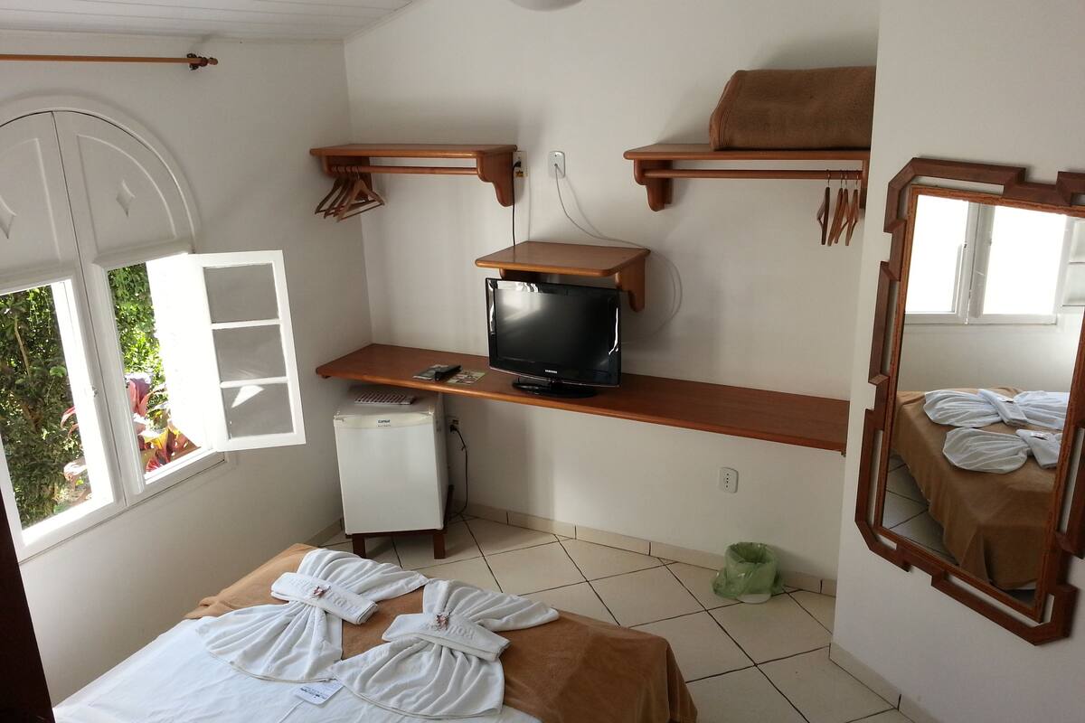 Minibar, blackout curtains, iron/ironing board, free WiFi