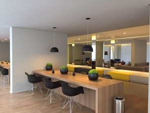 Sala de estar en el lobby