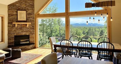 5 STAR HOME - Mtn Views, AC, Hot Tub, Firepit, Theater - 10 Mins to Sunday River