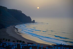 Sun loungers, beach towels
