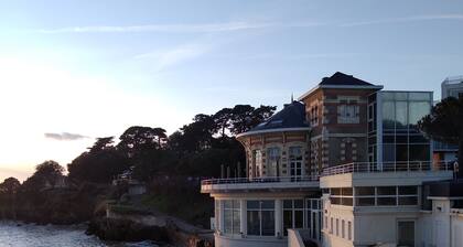 Pornic T2 house aucalme, small sea view, near beach and spa