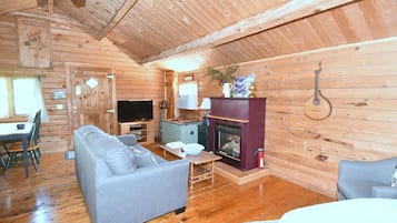 Fernseher, Kamin
