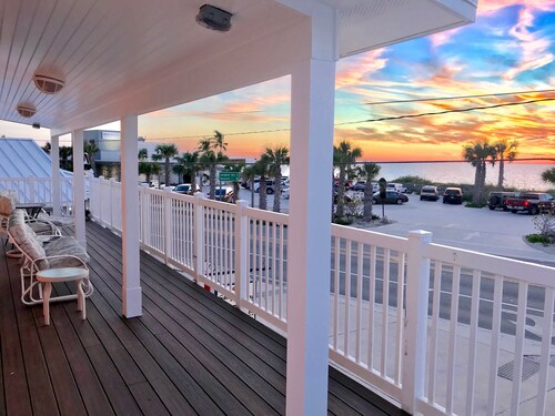 Spectacular Beach & Dolphin Views!  Huge Private Balcony! 2BR/2BA Upstairs Villa