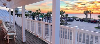 Spectacular Beach & Dolphin Views!  Huge Private Balcony! 2BR/2BA Upstairs Villa