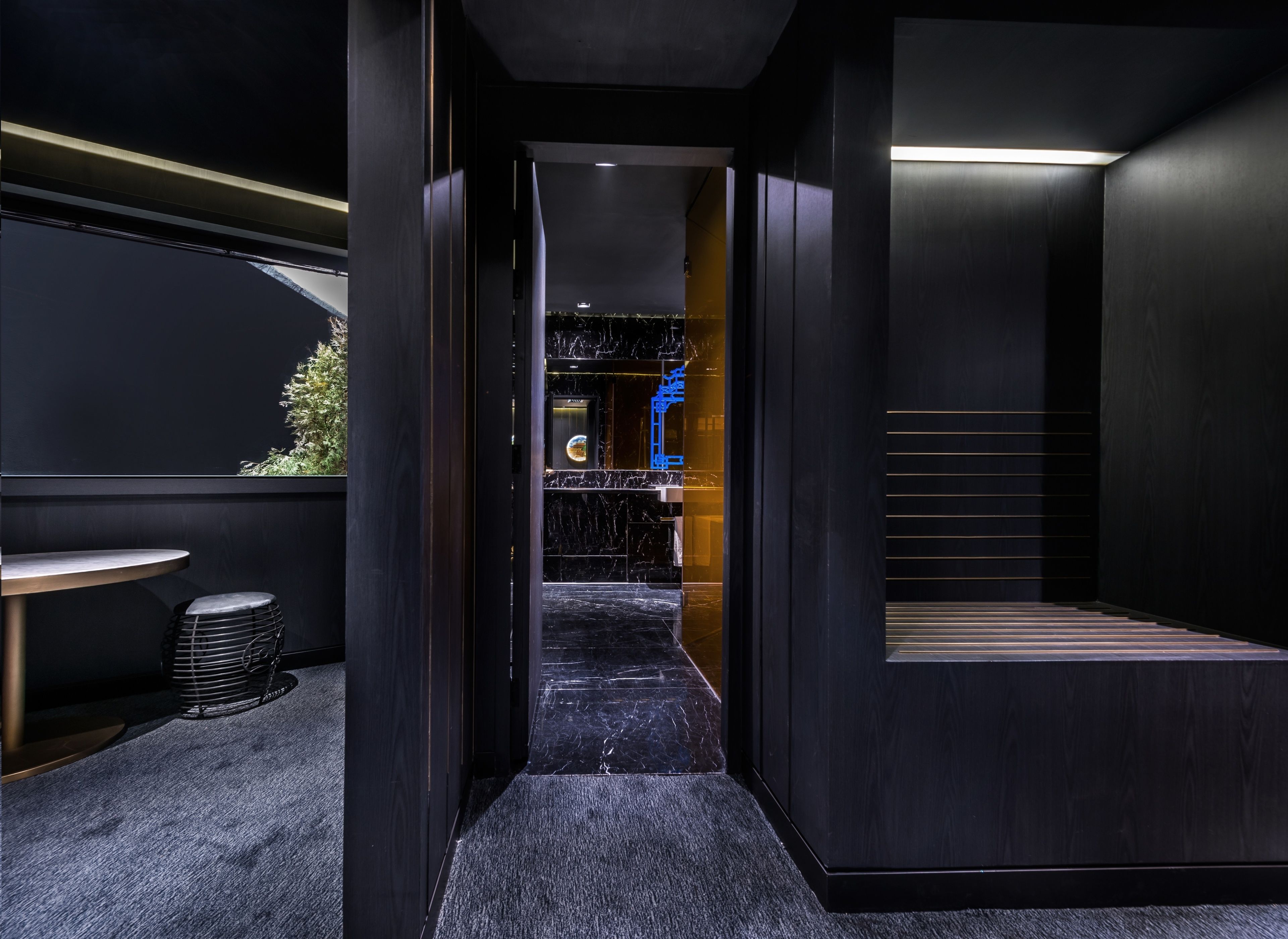 vue bunker suite | premium bedding, minibar, in-room safe, desk