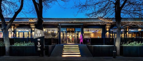 Front of property – evening/night