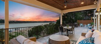 Lakefront Home with Captained Part Boat, Private Dock, Beach, Game-room